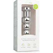 Easytoys Anal Collection - Dunne Buttplug met Kristal - Metalen Buttplug - Buttplugs - Buttplug Metaal - Anal Plug - Sex Toys voor Vrouwen en Mannen - Seksspeeltjes - Zilver