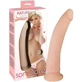 Nature Skin – Natuurlijk Huidachtig Materiaal Dildo met Zuignap en Aders voor Realistisch Gevoel – beige