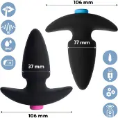 Feelztoys - FunkyButts Buttplugset met Afstandsbediening voor Koppels