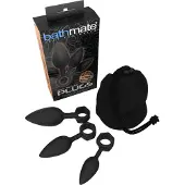 Bathmate Anaal Trainingsplugs - anaal plug set (zwart)
