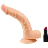 You2Toys NMC – Dildo met Zuignap en Licht Gebogen Vorm voor een Vluggertje 19 cm – beigeig