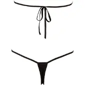 Mandy mystery Line Mandy Mystery Lingerie – Body Halter Model met Strass Steentjes voor Passievolle Uitstraling – One Size - Zwart