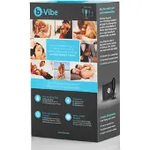 B-Vibe Snug Plug 3 - dubbele kogelbuttplug (180 g, zwart)