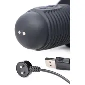 Master Series Power Pounder Dildo - Zwart