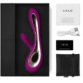 LELO Soraya 2 - vibrator met clitorisstimulator - waterdicht - paars