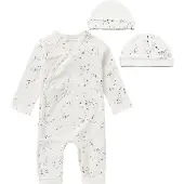 Noppies SET(2delig) Playsuit Noorvik Snow met Muts - 62
