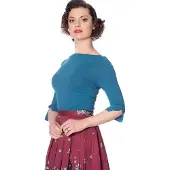 Dancing Days - OONAGH BASIC Longsleeve top - S - Blauw