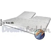 Bamboo Splittopper 180x210 Koudschuim HR55 Exclusive Anti Allergie Ca. 8cm dik