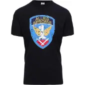 Fostex Garments - T-shirt Allied Airborne (kleur: Zwart / maat: L)