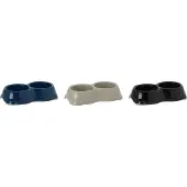 Flamingo Hondenvoerbak Duplex Leno Classic - Willekeurig - 26 x 14 x 5.5 cm