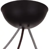 CableCup Trio Plafondkap zwart