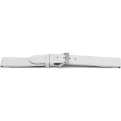 Claudio Calli Horlogeband leder 20mm wit EX-G506