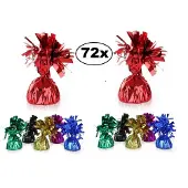 Themaparty 72x BonBon Ballon gewichtje ass. kleur