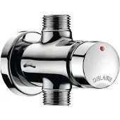 CMA douchekraan opbouw temposoft 2, chroom, wand, inclusief grepen