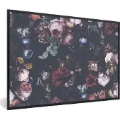 PosterMonkey Fotolijst incl. Poster - Bloemen - Tuin - Lente - 90x60 cm - Posterlijst