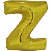 Riethmüller Letterballon Z Folie 86 Cm Goud