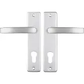 Starx Deurbeslag | Deurklink met cilinderschild | | 72 mm (Aluminium)