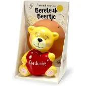 Miko Engeltje /Beertje Keramiek Beeldje Bedankt