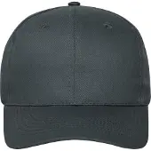 Myrtle beach 6 Paneel Organic Cotton Cap (Grafiet)