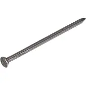 Deltafix Draadnagel. 2.0x40 mm. lang. Platkop. Blank-Staal. 450 gram Spijkers. .