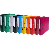 Exacompta 10x Prem'Touch PVC Ordner met hefboom - rug 70 mm - A4 - Geassorteerd - 53084E