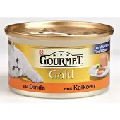 Gourmet gold fijne mousse kalkoen - 85 gr - 24 stuks