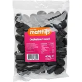 Matthijs dubbel zout ovaal zak 400 gr