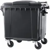 Kliko ESE 4 wiel afvalcontainer 660 liter grijs