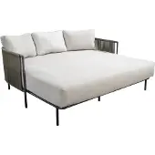 Yoi Loungebed Umi Black Rope Grey