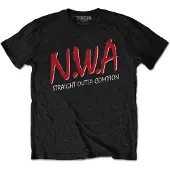 Rock Off N.W.A - Straight Outta Compton Heren T-shirt - S - Zwart