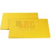 Caterchef Snijblad 2(H)X40X25cm Glad - 882641 - Dikke Plank - Horeca