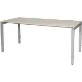 Schaffenburg Verstelbaar bureau - Slinger 200x80 Eiken - alu frame