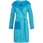Esprit Badjas Striped Hoody - Turquoise - L