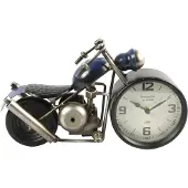 Countryfield Tafelklok Chopper donker grijs -L10,5 x B32 x H18CM