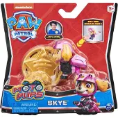 Paw Patrol Moto Pups Skye rescue pup verzamelfiguur + politie badge