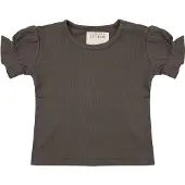 Little Indians shirt Ruffle meisjes katoen legergroen