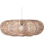 Design Handmade lamp Hanglamp Ster Naturel Rotan woonkamer Slaapkamer Ø 80 cm
