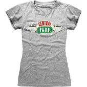 Friends - Central Perk Fitted T-Shirt Grijs