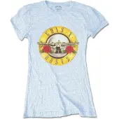 Ginza.se Guns N' Roses - Classic Bullet Logo Dames T-shirt - M - Blauw