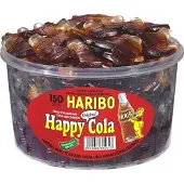 Haribo Happy Cola - snoep in colasmaak - 150 stuks silo