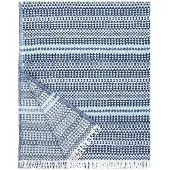 Lapuan Kankurit AINO Wollen Plaid – Blauw/turquoise – 130x170