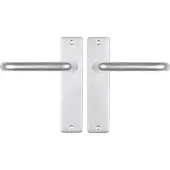 Starx Deurbeslag | Deurklink met blindschild | | Coupe (Aluminium)