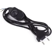 Benson Stroomsnoer met snoerdimmer - zwart - 2 meter - led geschikt - stijlvol design