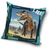 Carbotex - Dinosaurus T-Rex - Sierkussen Kussen 40 x 40 cm inclusief vulling
