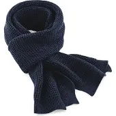 Beechfield Classic Waffle Knit Sjaal Blauw