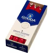 GOUDA Dinerkaars Kroonkaarsen 240/24 rood 16 kaarsen in 2 verpakkingen