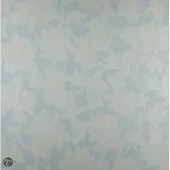 Dutch Wallcoverings Vliesbehang bladeren - ijsblauw creme