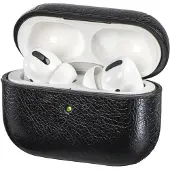 Hama Apple AirPods Pro hoesje - Koptelefooncase - Zwart- Leer