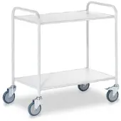 ROLLCART Kantoorwagen met 2 verdiepingen, 780 x 500 mm