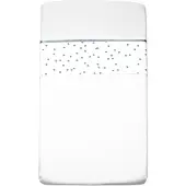 Briljant Baby Laken Ledikant 100x150 Spots Stonegreen